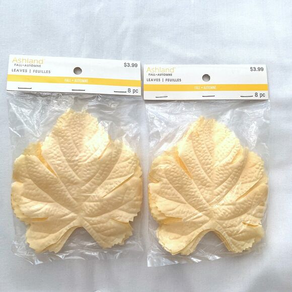 7 Packs of Ashland Faux Fall Leaves Decor Wedding Wreath - Picture 4 of 6